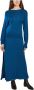 Karma Koma Knitted Dresses Blue Dames - Thumbnail 1