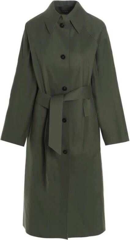 Kassl Editions Women's Trench Coat Groen Dames