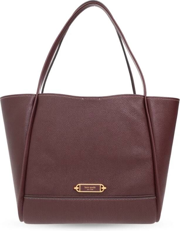 Kate spade new york Totes Gramercy Pebbled Leather in rood