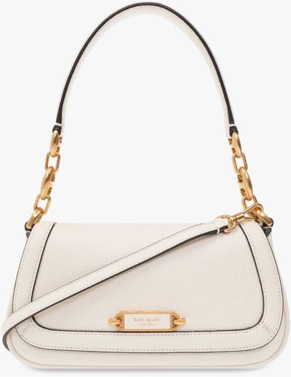 Kate spade new york Bucket bags Gramercy Pebbled Leather Small Flap Shoulder Bag in crème