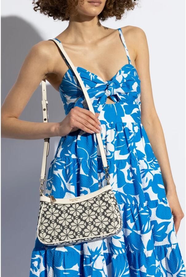 Kate spade new york Hobo bags Spade Flower Jacquard Convertible Shoulder Bag in blauw - Foto 7