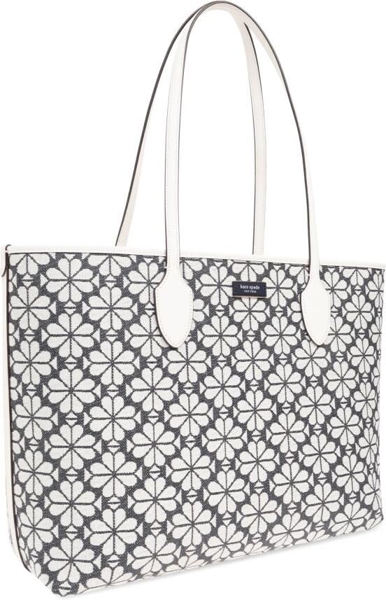 Kate spade new york Shoppers Spade Flower Jacquard Bleecker Large Tote in grijs - Foto 6