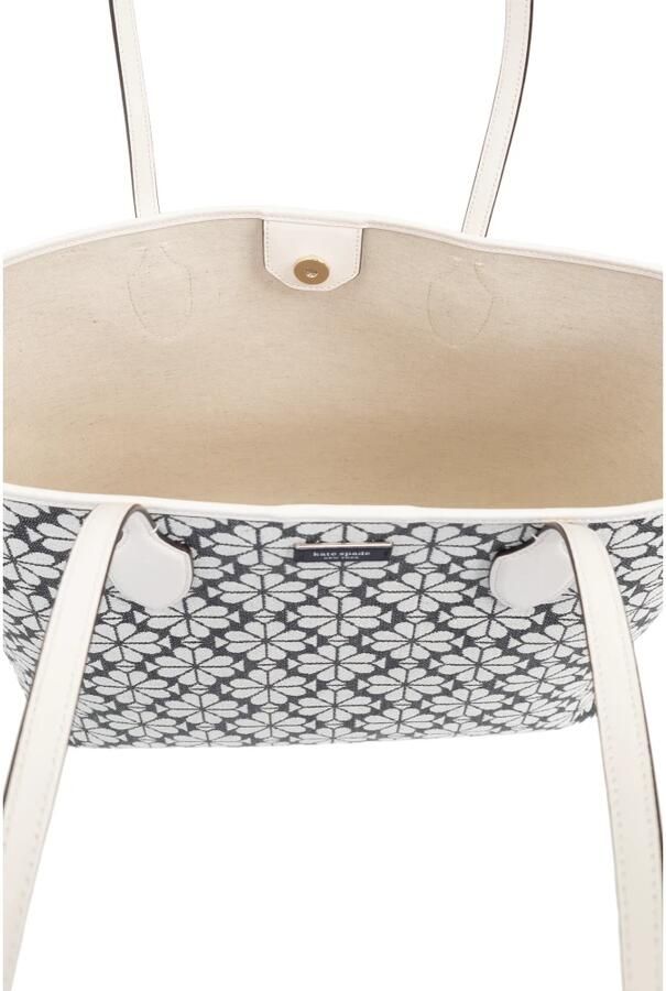 Kate spade new york Shoppers Spade Flower Jacquard Bleecker Large Tote in grijs - Foto 3