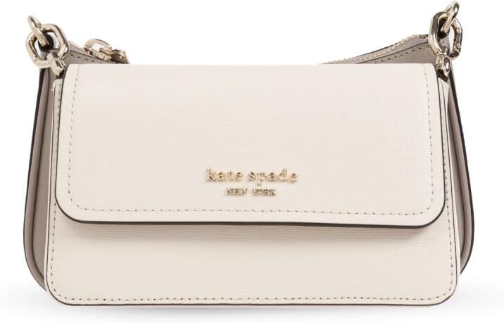 Kate spade new york Crossbody bags Double Up Colorblocked Saffiano Leather Double Up in crème - Foto 3