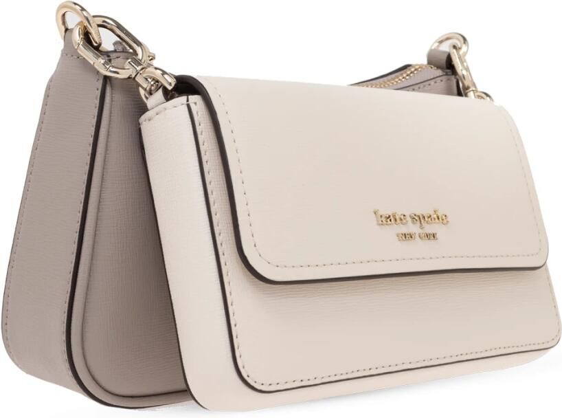 Kate spade new york Crossbody bags Double Up Colorblocked Saffiano Leather Double Up in crème - Foto 8