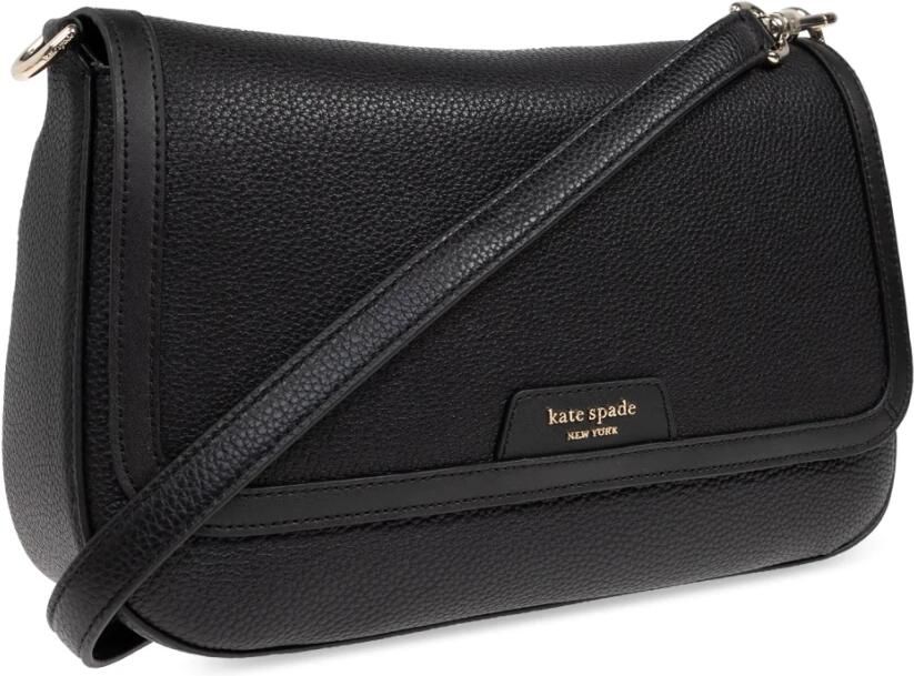 Kate spade new york Crossbody bags Hudson Pebbled Leather Flap Shoulder Bag in zwart - Foto 9