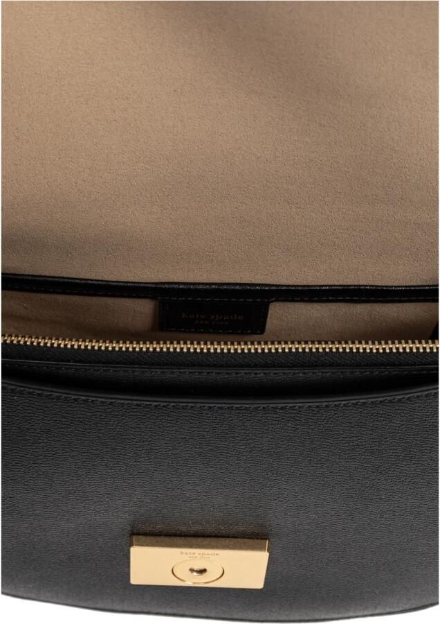 Kate spade new york Crossbody bags Katy Textured Leather Convertible Saddle Bag in zwart - Foto 3