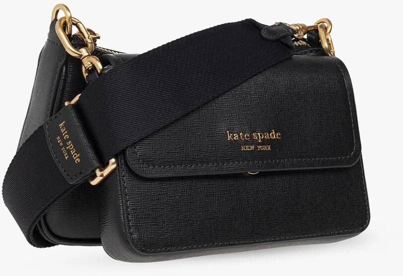 Kate spade new york Crossbody bags Morgan Saffiano Leather Double Up Crossbody in zwart - Foto 7