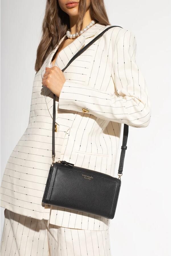 Kate spade new york Crossbody bags Knott Pebbled Leather Small Crossbody in zwart - Foto 5