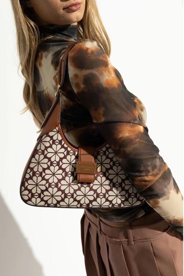 Kate spade new york Hobo bags Spade Flower Jacquard Shoulder in bruin - Foto 5