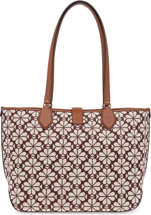Kate spade new york Shoppers Spade Flower Jacquard Spade Flower Jacquard Medium in bruin - Foto 5