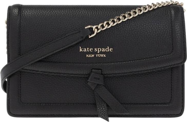 Kate spade new york Crossbody bags Knott Pebbled Leather in zwart