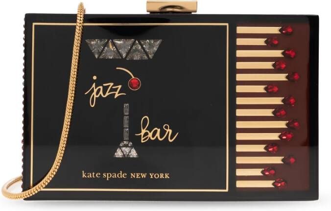 Kate spade new york Clutches Perfect Match Matchbox Resin in zwart