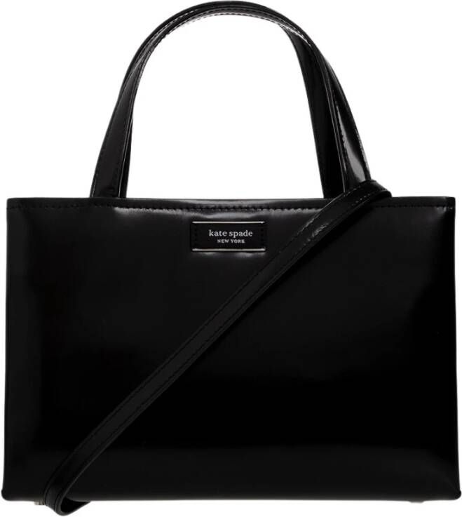 Kate spade new york Totes The Original Bag Icon Spazzolato Small Tote in zwart