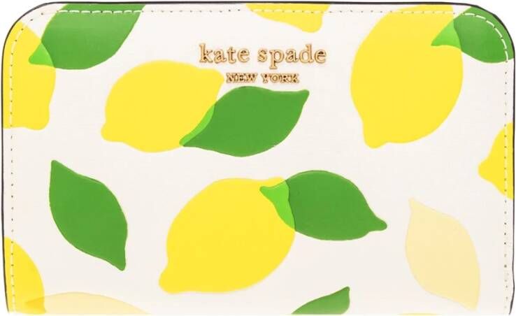 Kate Spade Wallet with motif of fruits Yellow Dames
