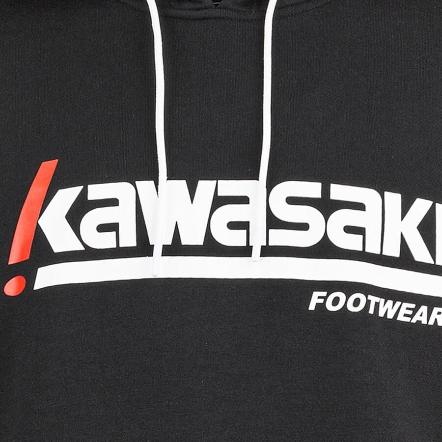 Kawasaki Sweater Killa Unisex Hooded Sweatshirt K202153 1001 Black - Foto 2