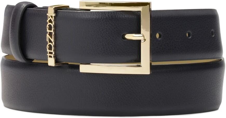 Kazar Donkerblauwe riem met riemlus met logo Blue Dames
