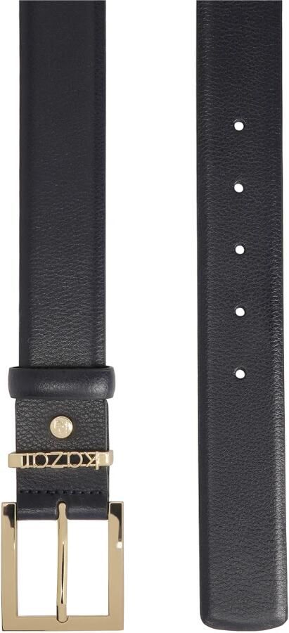 Kazar Donkerblauwe riem met riemlus met logo Blue Dames - Foto 3