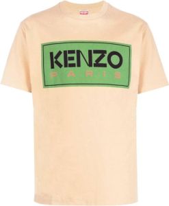 Kenzo Beige katoenen t-shirt Beige Heren