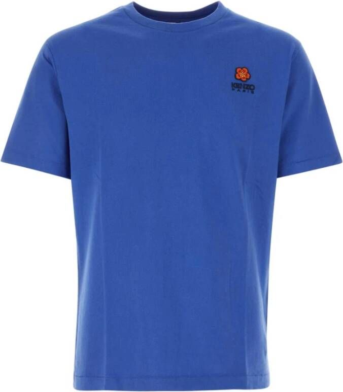 Kenzo Blauw Katoenen T-Shirt Heren Blauw Heren