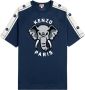 Kenzo Blauw Retro Sportief T-Shirt met Olifant Patch Blue Heren - Thumbnail 1