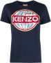 Kenzo Blauwe T-shirts en Polos met Geborduurd Insigne Blauw Dames - Thumbnail 1