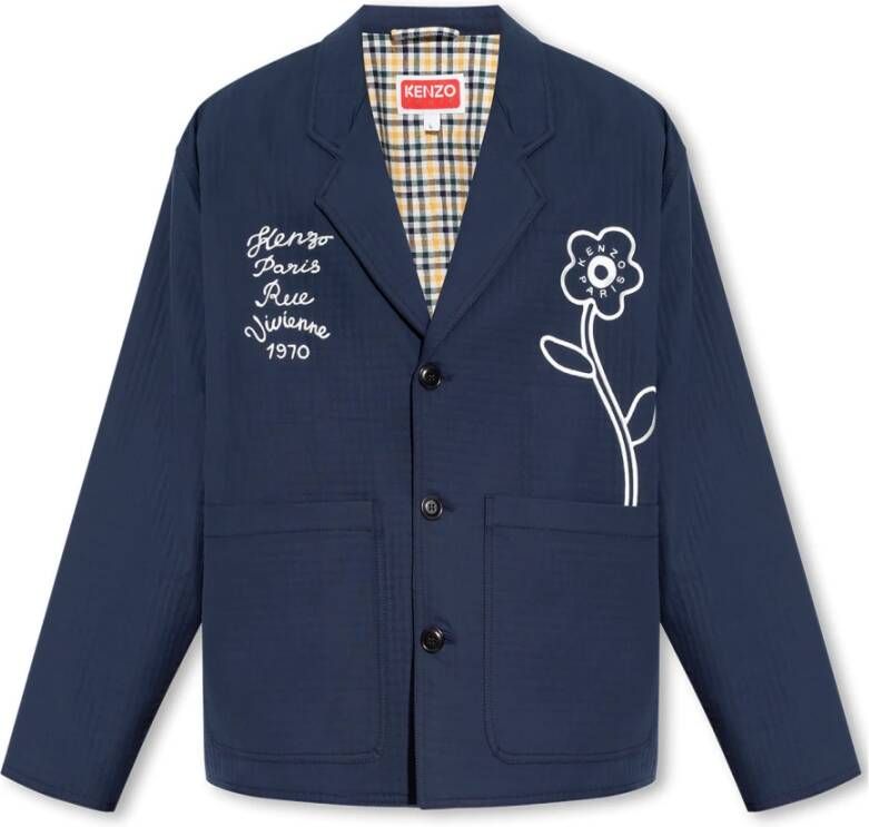 Kenzo Blazers Blauw Heren
