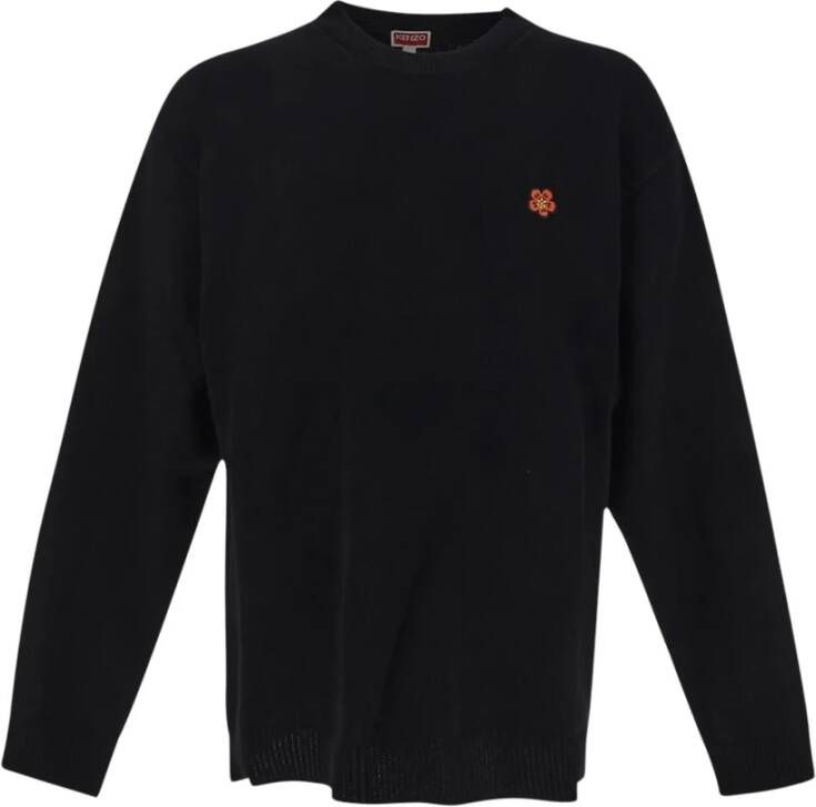 Kenzo Bloemen Crest Jumper Zwart Heren