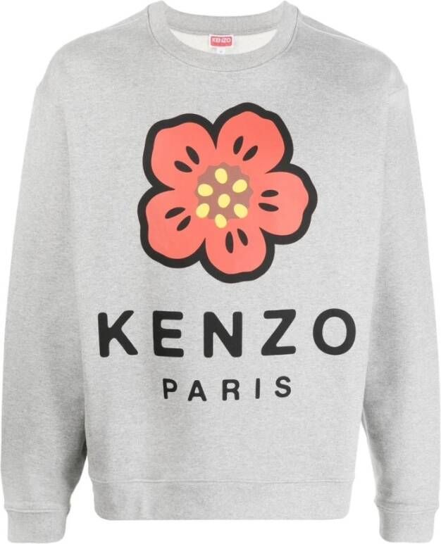 Kenzo Bloe print Sweatshirt voor Grijs