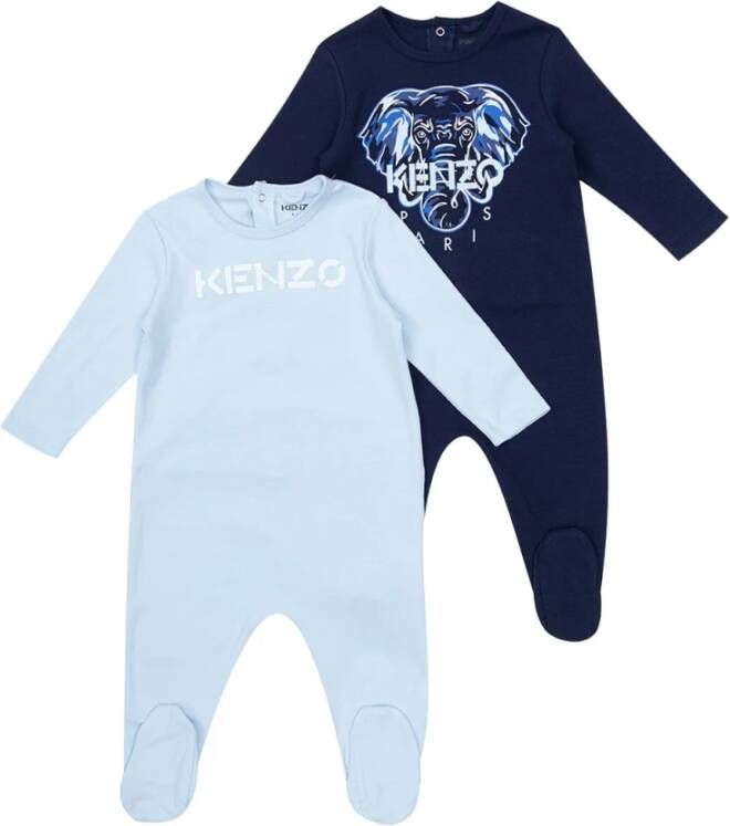 Kenzo Kids Pyjama met logoprint Blauw - Foto 2