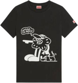 Kenzo Boke BOY Travels T-Shirt Zwart Unisex