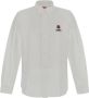 Kenzo Boke Crest Oxford Overhemd White Heren - Thumbnail 1
