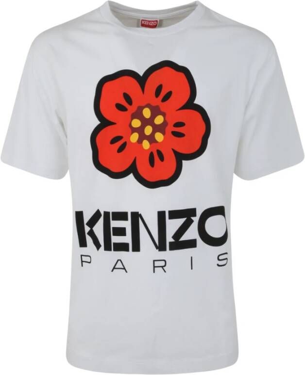 Kenzo Boke Flower Klassiek T-shirt Wit Heren