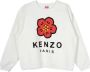 Kenzo Boke Flower Sweater van wit katoen White Dames - Thumbnail 1