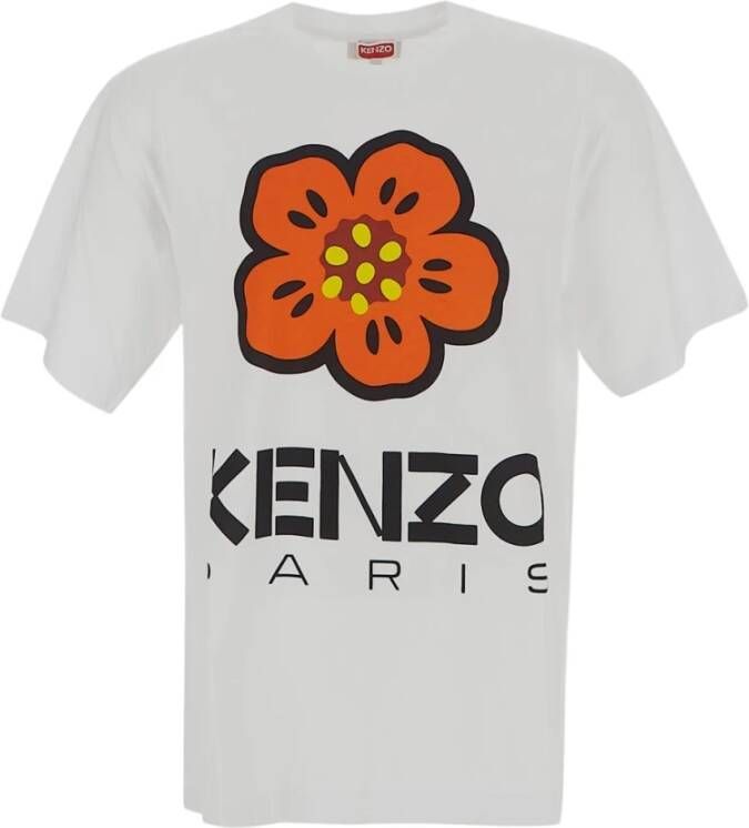 Kenzo Boke Flower T-Shirt Wit Heren