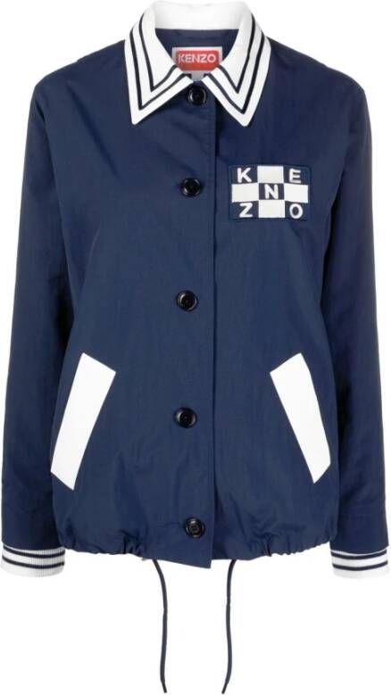 Kenzo Bomber Jackets Blauw Dames