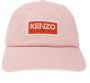 Kenzo Roze Logo-Geborduurde Baseballpet Pink Dames - Thumbnail 1
