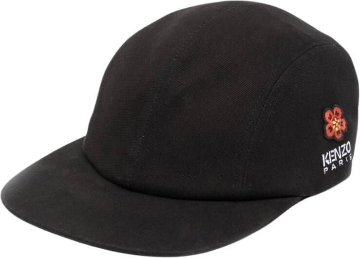 Kenzo Geborduurde Cap in Streetwear-stijl Black Heren
