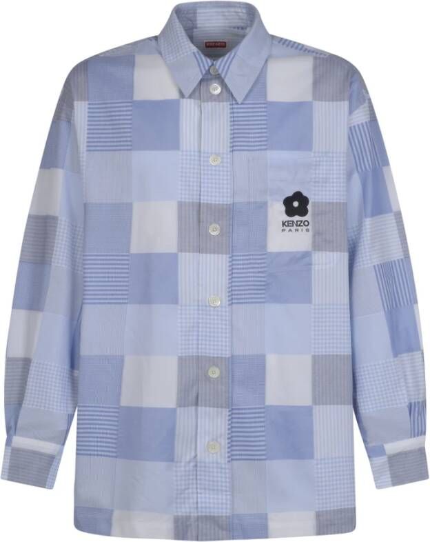 Kenzo Casual overhemd Blauw Heren