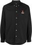Kenzo Zwarte Poplin Overhemd met Boke Flower Design Black Heren - Thumbnail 1