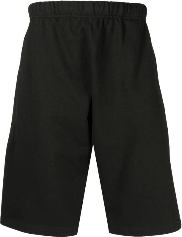 Kenzo Black Stretch Cotton Bermuda shorts Zwart Heren