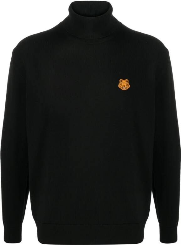 Kenzo Coltrui Trui Elegant en Comfortabel Zwart Heren