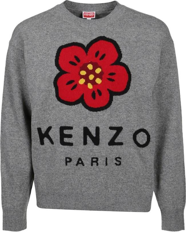 Kenzo Comfortabele en stijlvolle regular sweater Grijs Heren
