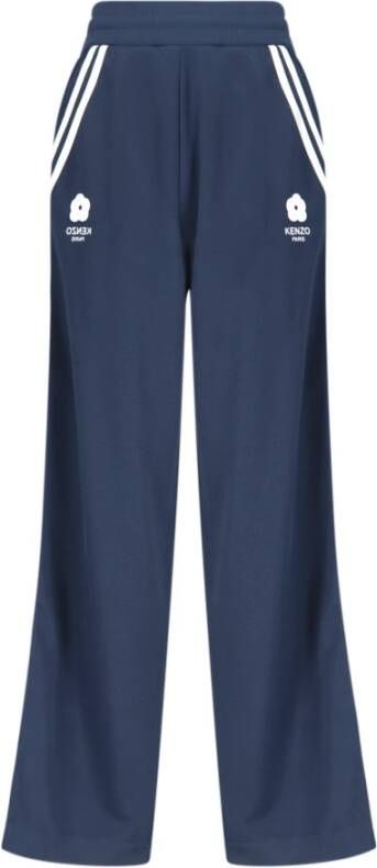 Kenzo Comfortabele en stijlvolle sportieve broek Blauw Dames