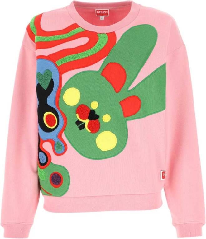 Kenzo Comfortabele Felpa Sweatshirt voor Dames Roze Dames