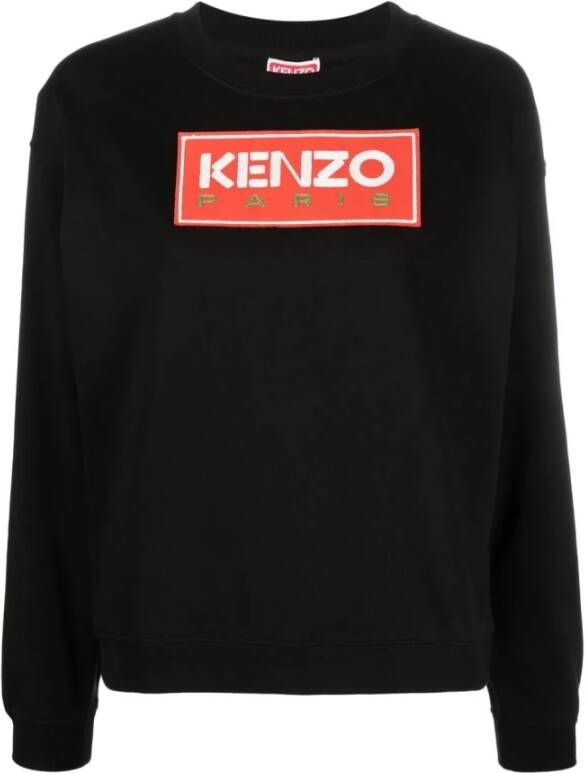 Kenzo Comfortabele Katoenen Sweatshirt Zwart Dames