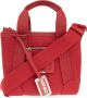 Kenzo Kersen Canvas Tote Bag Red Dames - Thumbnail 1