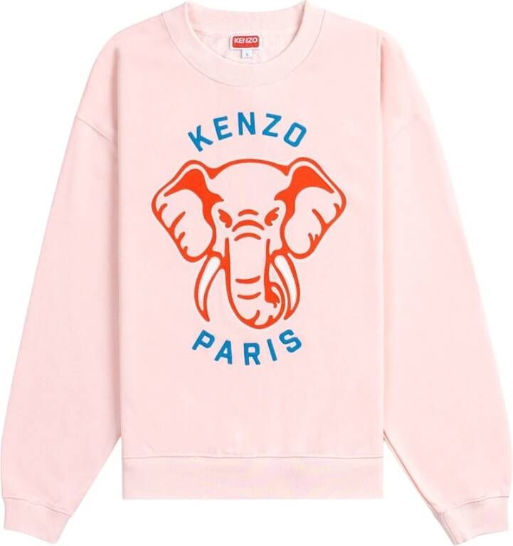 Kenzo Dames Sweater met Roze Print Roze Dames