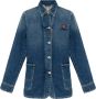 Kenzo Denim jacket with logo Blauw Dames - Thumbnail 1