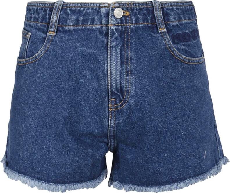 Kenzo Denim Shorts Blauw Dames